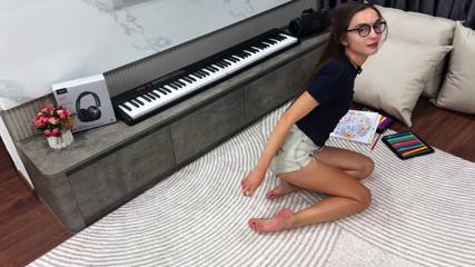 Art of Seduction: Coloring Tease & Messy Sock Solo