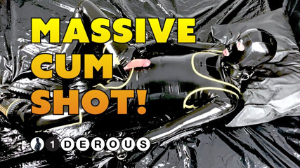 Rubber Gimp Cum Fountain!