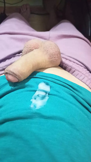 The guy ends up with his juicy cum