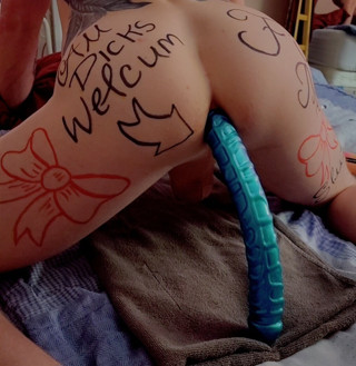 BIG Blue Dildo