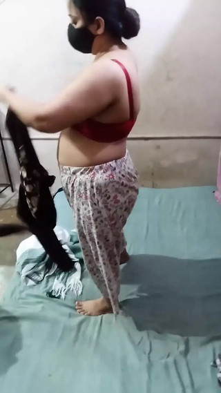 Sexy Mature Changing Her Clothes