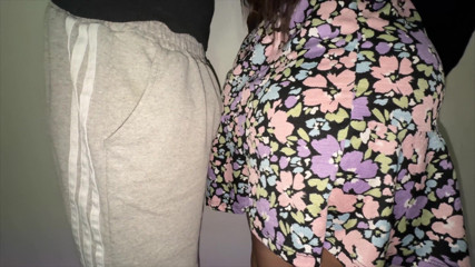 She Accidentally Touches a Stranger's Big Dick and They Have Sex Right There.