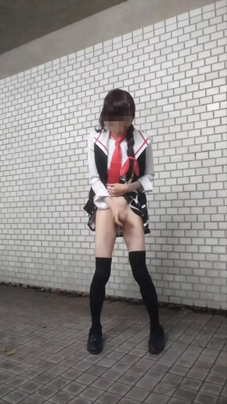 Shigure Japanese Cosplay Public Masturbation thumbnail