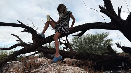 Cute Ladyboy Likes To Strip Naked In Public And Ride Very Hot Trunk