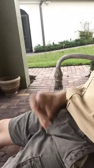 Front Porch Masturbation In The Hood
