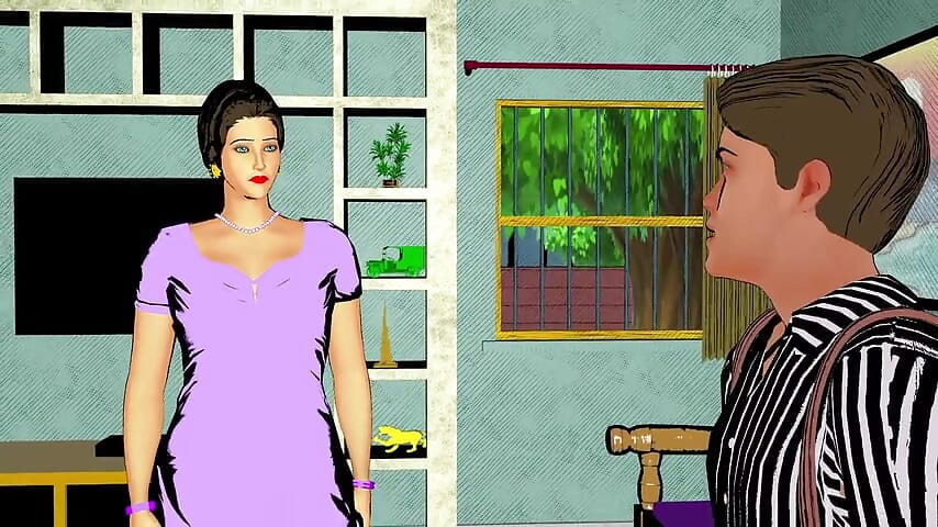 StepMom neha bather in low sexy video hindi cartoon