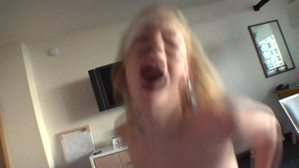 Blonde teen gets fucked by a big hard cock