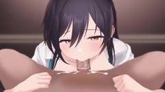 Shirase Sakuya Titfuck with Blowjob