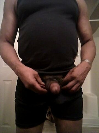 The black underwear