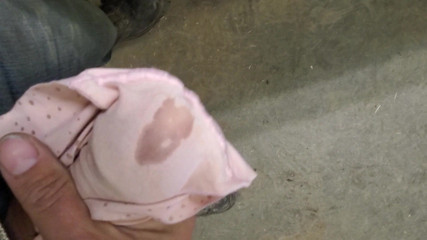I took   sister inlaws panties to work with me to cum