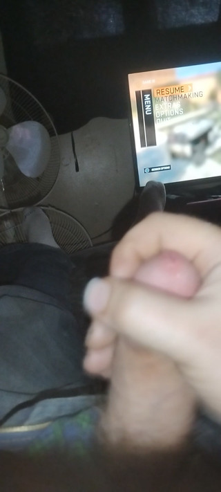 Another hot cumshot for the men.