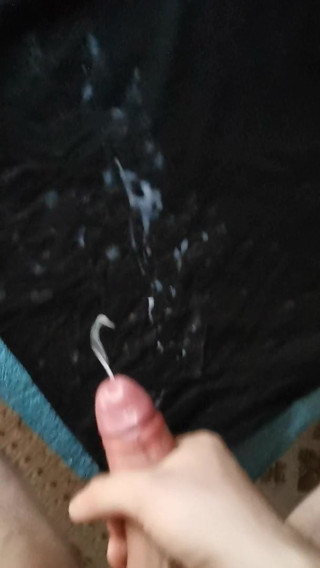 big cumshot on my cumrag