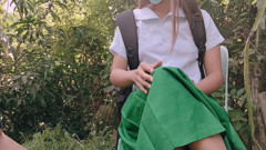 19 YEAR OLD STUDENT DE VIRGINIZED BY STEPDAD BEHIND THE SCENE