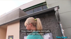 Public Agent - Desperate Blonde College Girl Willing to Work for a Hard Fuck
