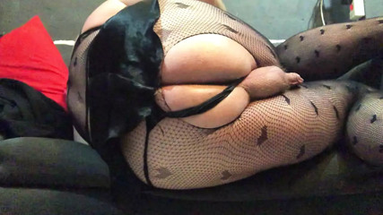 GREEK SEXY SLUT CROSS PLAY WITH PANTYHOSE AND BIG DILDO INSIDE HER AND SCREAM ANAL ORGASM