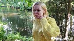 Blonde in the park wanted fresh cock