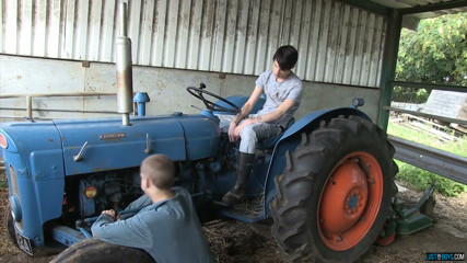 Threesome Boys on the Farm