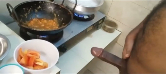 Bangalore Twink Cums Into Food Video