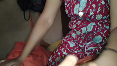 Mallu girl puts her husband's penis in her mouth and makes him cum