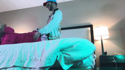 Celebrity Fucks Hot Trans Woman in Chastity Doggystyle thumbnail