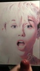 Cum tribute to Miley Cyrus!