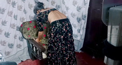 My husband is fucking in doggy style in room