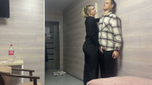Female in Control Dry Hump by Blonde Business Woman in Heels