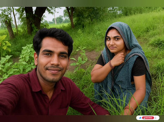 New married Outdoor farmer field Desi indian beautiful girl by -Snapchat143