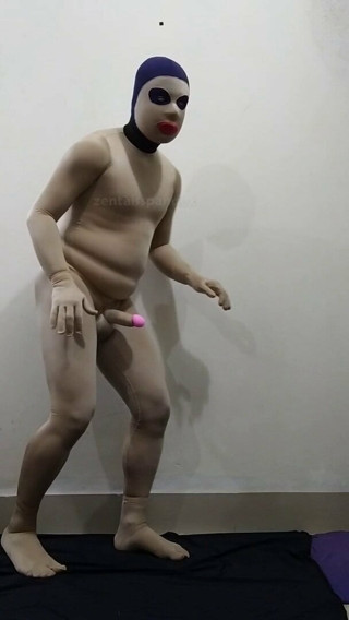 Zentai alien UFO penis zentaisspandex