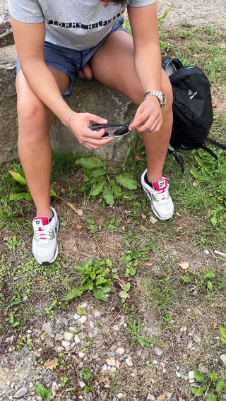 German Twink Short pee break