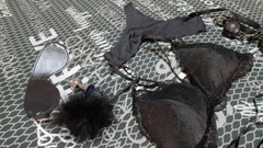 The stepmom thought that her father was fucking her. BDSM