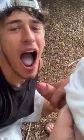 Sperm luck in the bushes