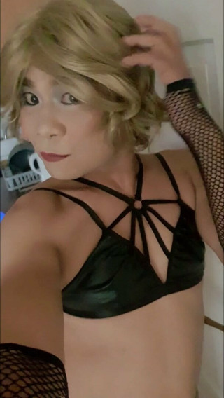 The Little Sissy Blond Blue and Black