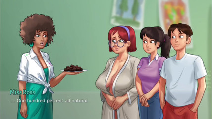 Barbara's erotic art lessons – summer time saga