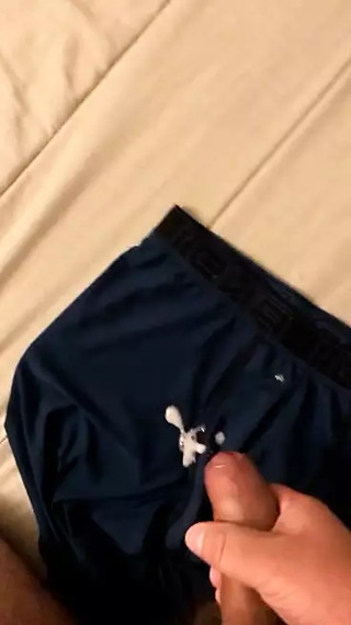 Pissing jacking off cumming