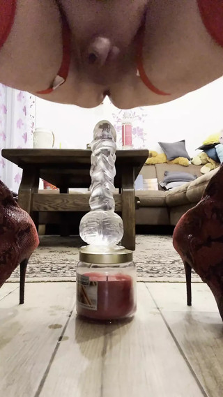 Sissy Francis Malice Anal on Candle
