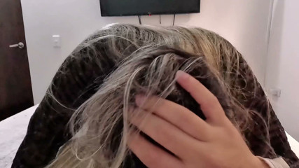 My stepmom sucks my milk with her huge ass and wants more cock