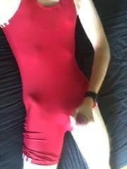 Horny in wrestling singlet