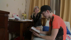 Barely of age Tatyana Konovalova a whore with light hair