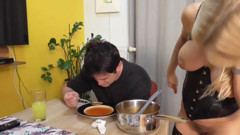 Feeding soup mixed with piss and saliva