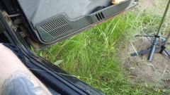 In the Car in the Parking Lot, My Stepmom Jerks off My Dick Until I Cum