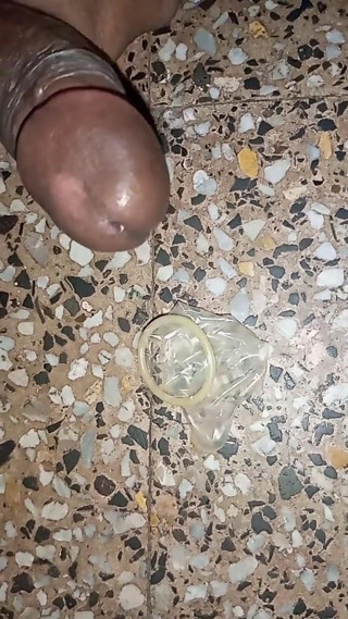 Masturbating with Condom