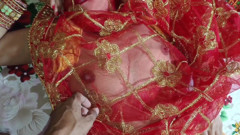 Desi Village Bhabhi Karwa Chauth with Devar
