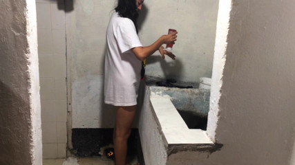 My stepsister is caught with her friend