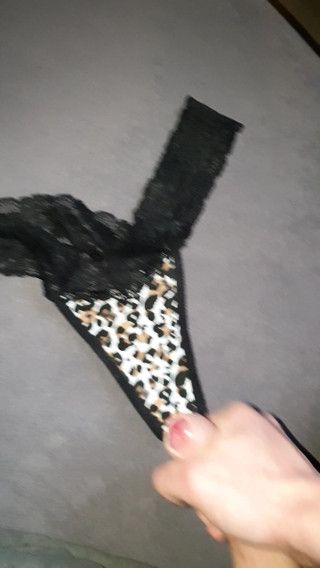 Cumshot thong