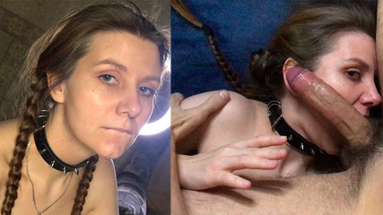 A big cock penetrates deep into the throat of a demure, long-haired MILF with a beautiful face - Lovessie