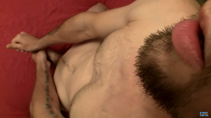 A Hung Two-handed Jack off