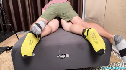 Cute Bobby Giggles After Matt Gave Him Ticklish Cock Edging
