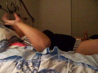 Dirty sissy crossdress slut man whore squirming crazy masturbation orgasm while wearing girlfriend's bra shirt and sweater thumbnail