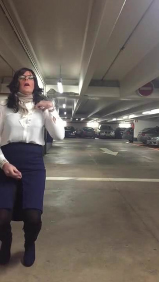 masturbation in a public parking
